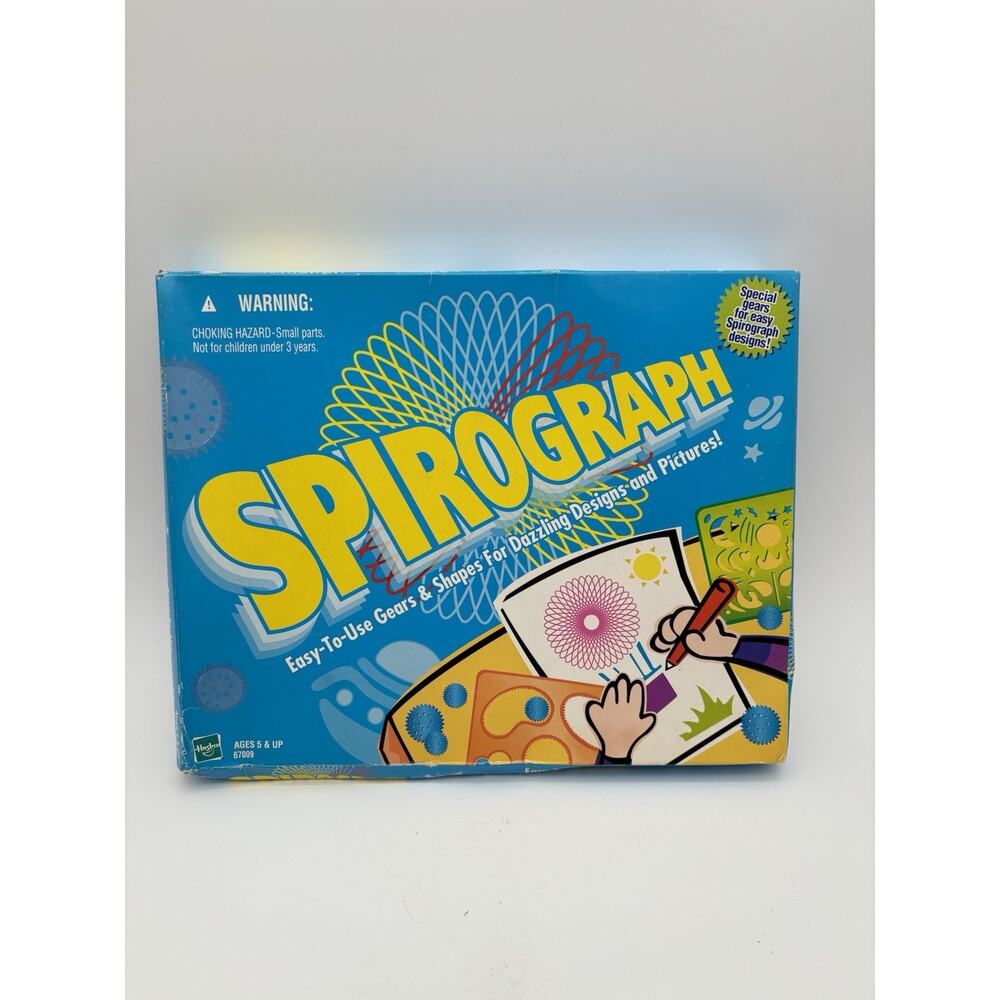 Spirograph Drawing Set by Hasbro Classic Gear Art Kit (Model #67009) New In Box